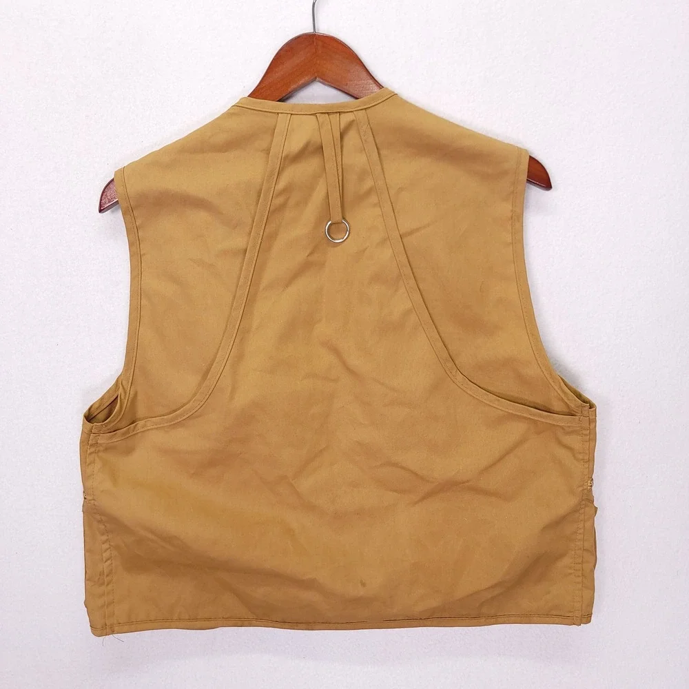 Vintage‎ Columbia Sportswear Fishing Vest Tan Multi-Pocket Utility Mens Medium